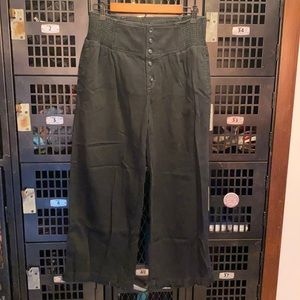 Free people black wide leg pants